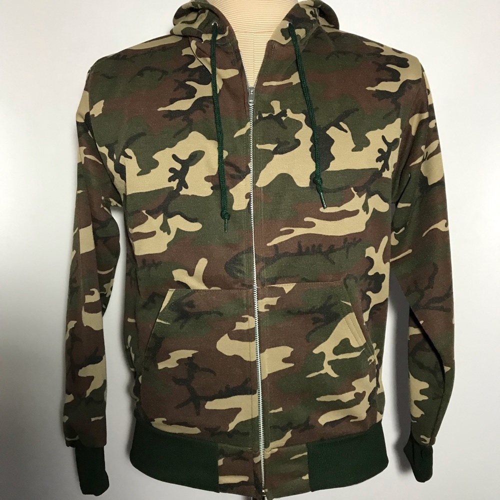 Bassett Walker Hoodie Camo Vintage US made M 1218A